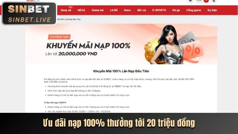Bước 2: Nạp tiền vào tài khoản